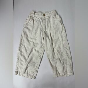 Zara Wide Leg Pant in Cream color